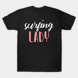 surfing  lady - surfing girl T-Shirt